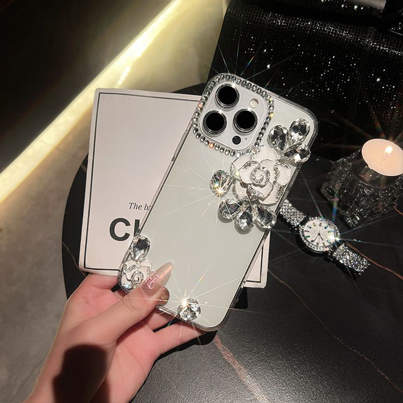 Coques pour iPhone Série avec Cristal pour Femme