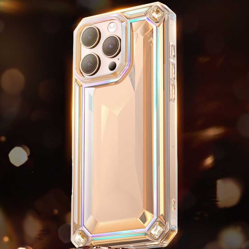 Femme Coques pour iPhone 16 Incrustée de Cristaux