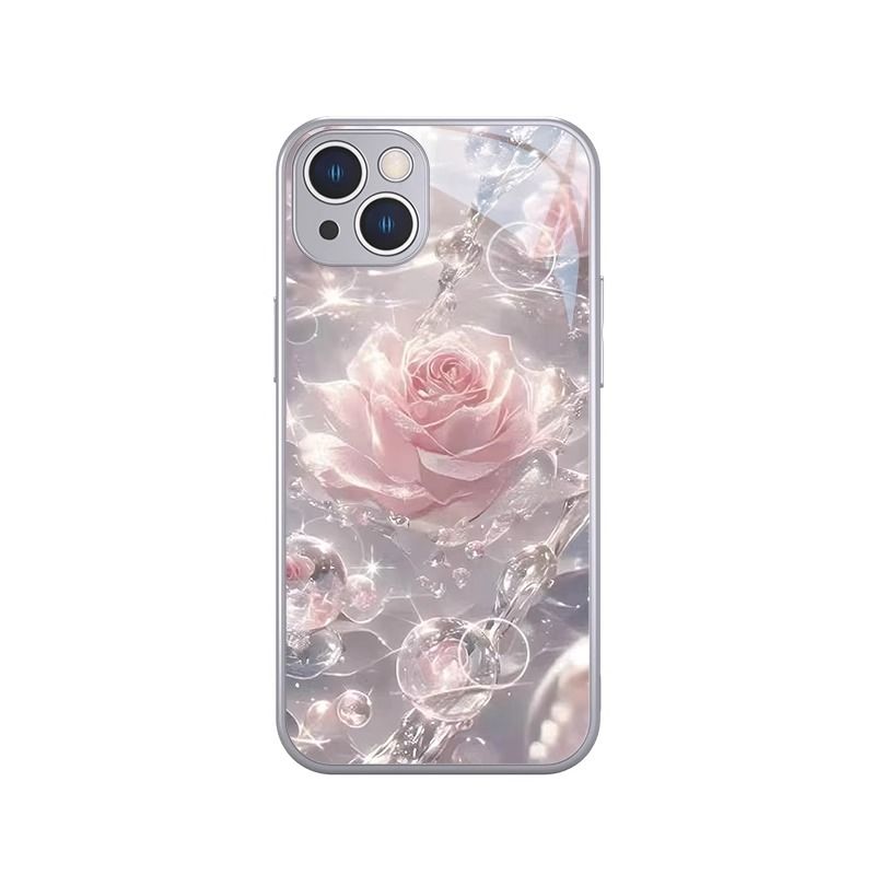 iPhone Série Coques pour Femme à Motif de Roses