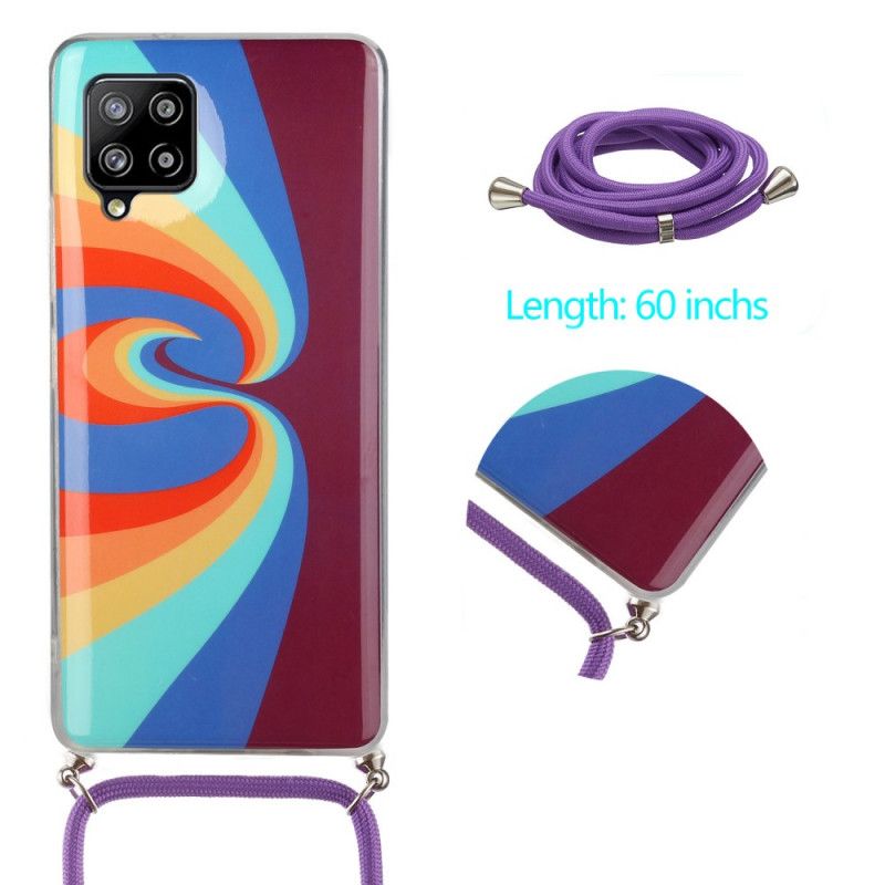 Coque Samsung Galaxy A42 5g Rainbow Et Cordon