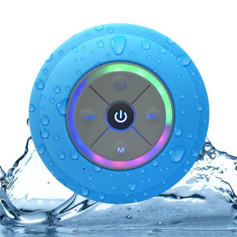 Haut-parleurs À Suction Waterproof Avec Lumière Led