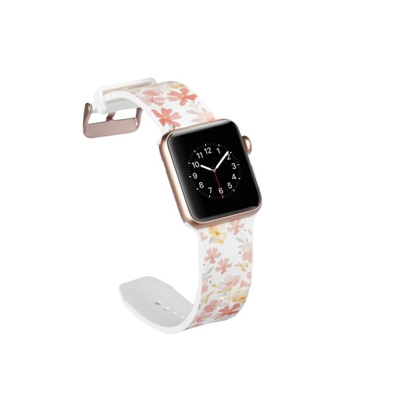 Bracelet Apple Watch 40/38 Mm Fleurs Élégantes