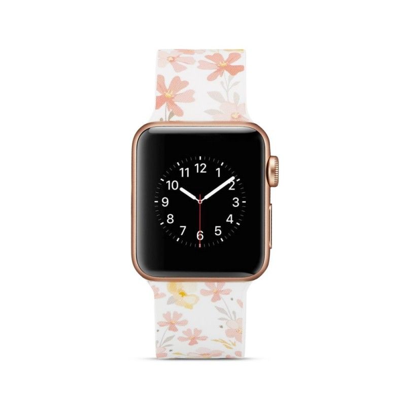 Bracelet Apple Watch 40/38 Mm Fleurs Élégantes