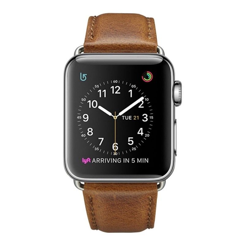 Bracelet Apple Watch 40/38 Mm Véritable Cuir Style Vintage