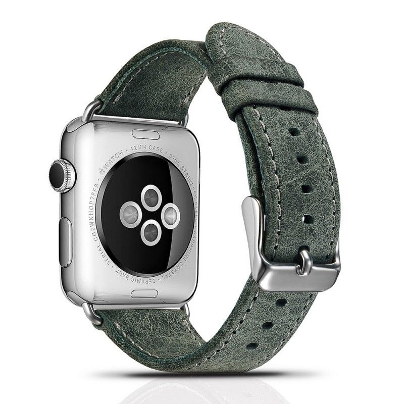 Bracelet Apple Watch 42 Mm En Cuir - Peau De Serpent