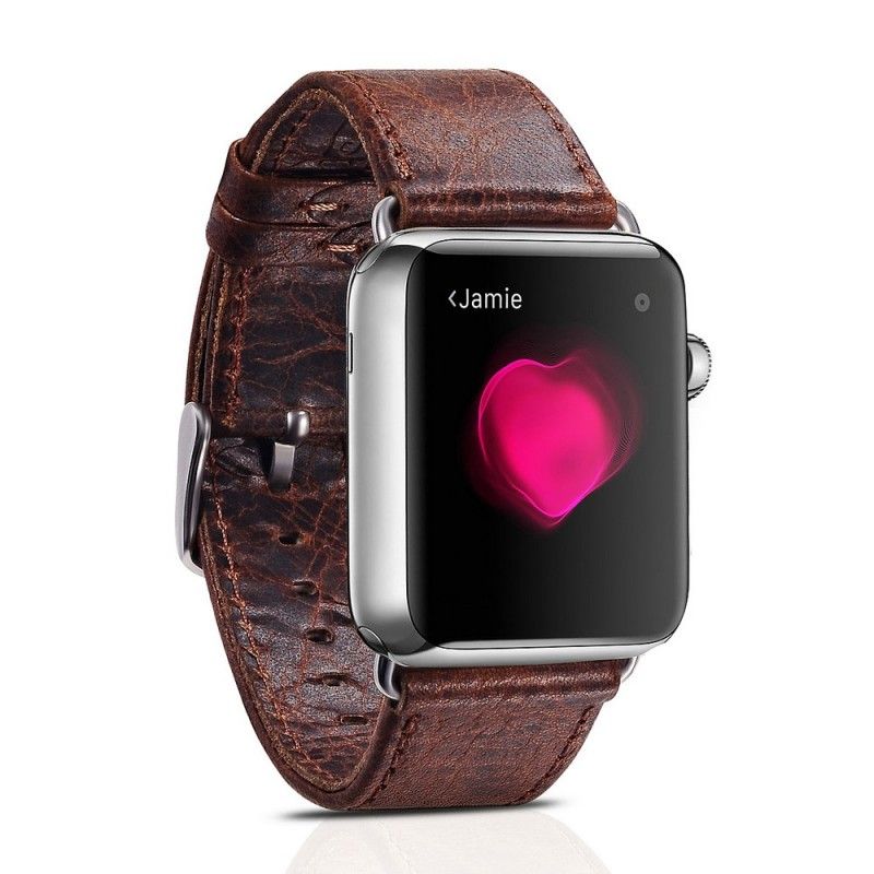 Bracelet Apple Watch 42 Mm En Cuir - Peau De Serpent