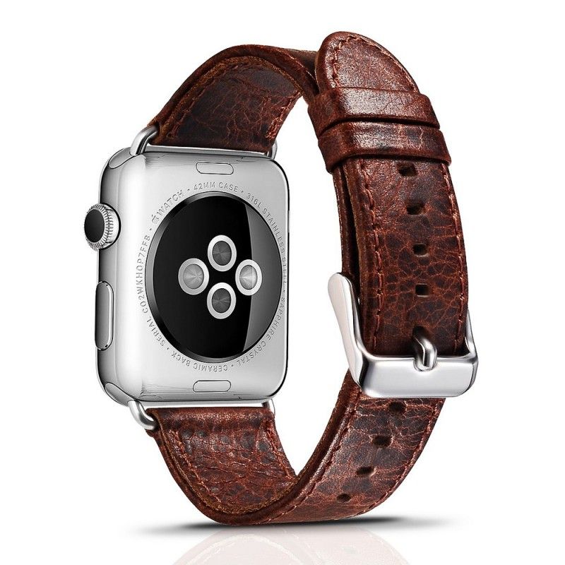 Bracelet Apple Watch 42 Mm En Cuir - Peau De Serpent