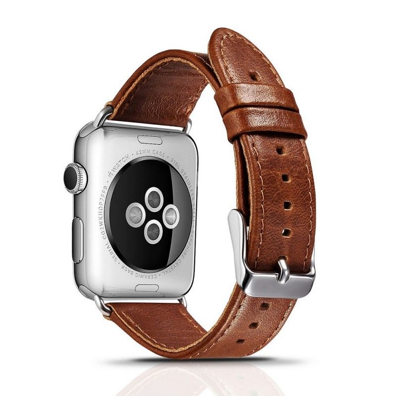 Bracelet Apple Watch 42 Mm En Cuir - Peau De Serpent