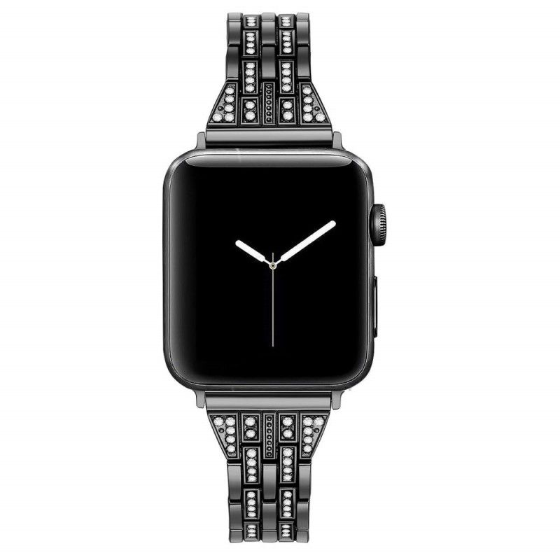 Bracelet Apple Watch 44/42 Mm Stainless Et Strass