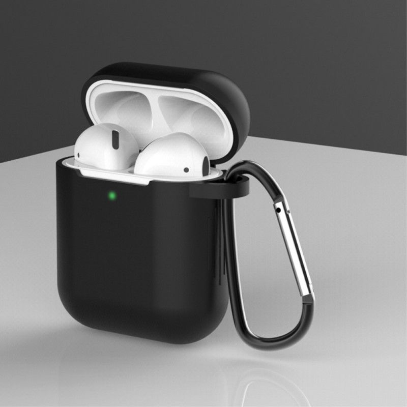 Coque Airpods Silicone Avec Mousqueton