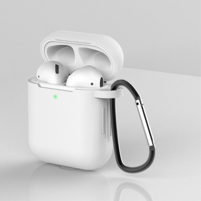 Coque Airpods Silicone Avec Mousqueton