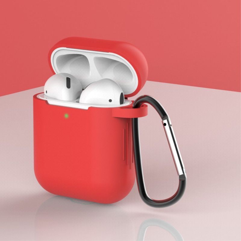 Coque Airpods Silicone Avec Mousqueton