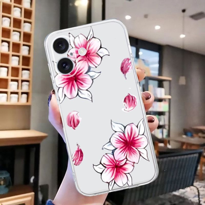 Coque Cerisier pour iPhone 16 Plus Fleurs Cerisier