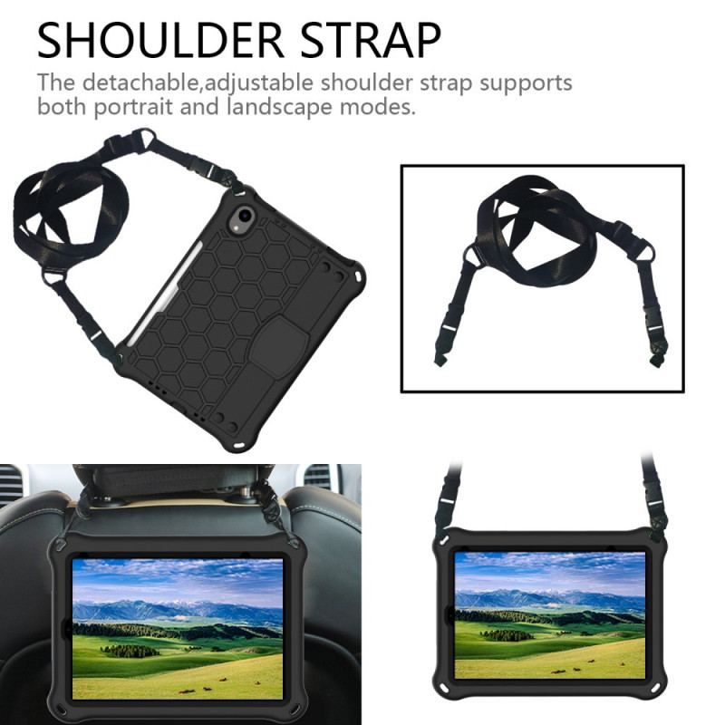 Coque iPad Mini 6 (2021) EVA avec Sangle-Support et Bandoulière