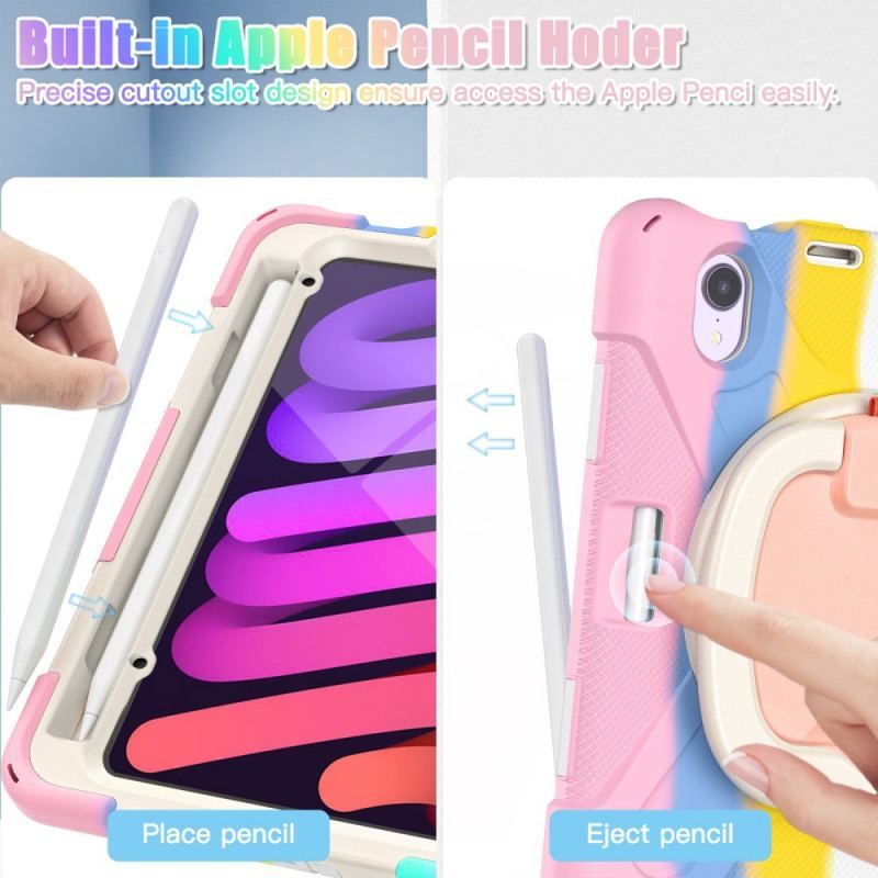 Coque iPad Mini 6 (2021) Ultra Résistante Anneau-Support Color