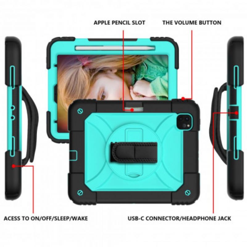 Coque iPad Pro 11" (2021) (2020) (2018) Résistance Max Multi-fonctionnelle