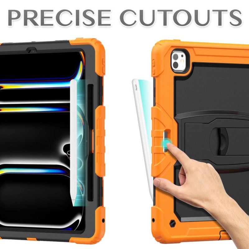 Coque iPad Pro 13 (2024) Triple Protection avec Bandoulière