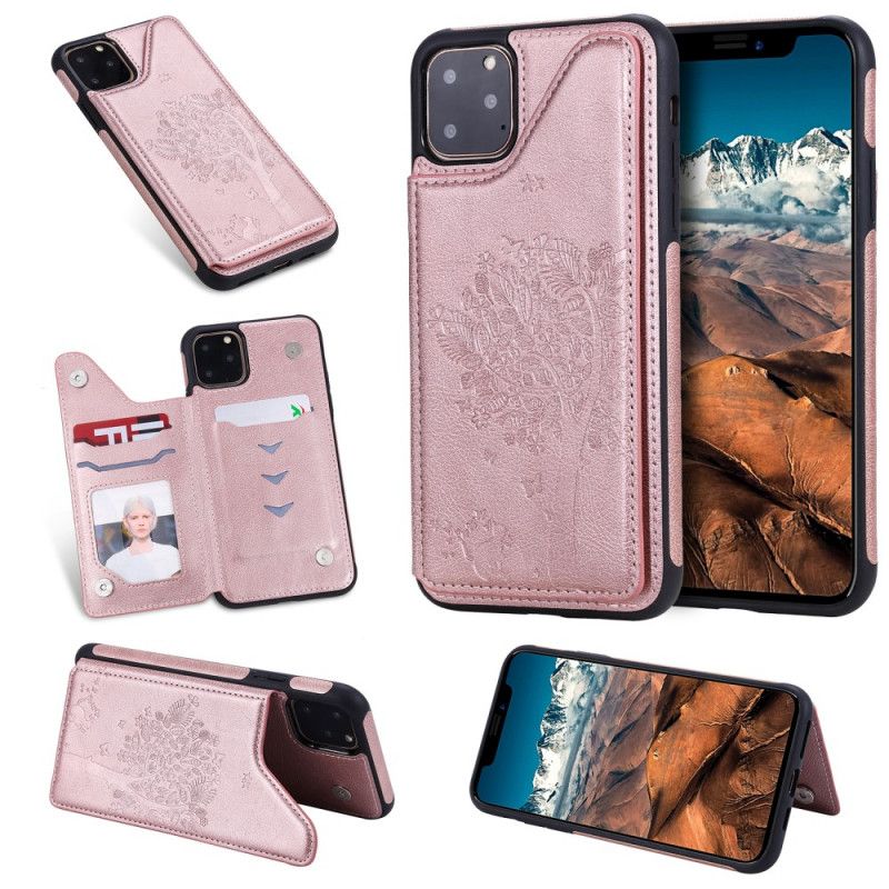 Coque iPhone 11 Cat Print Multi Fonctionnelle