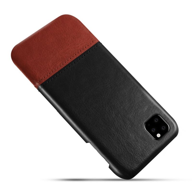 Coque iPhone 11 Effet Cuir Bicolore Ksq