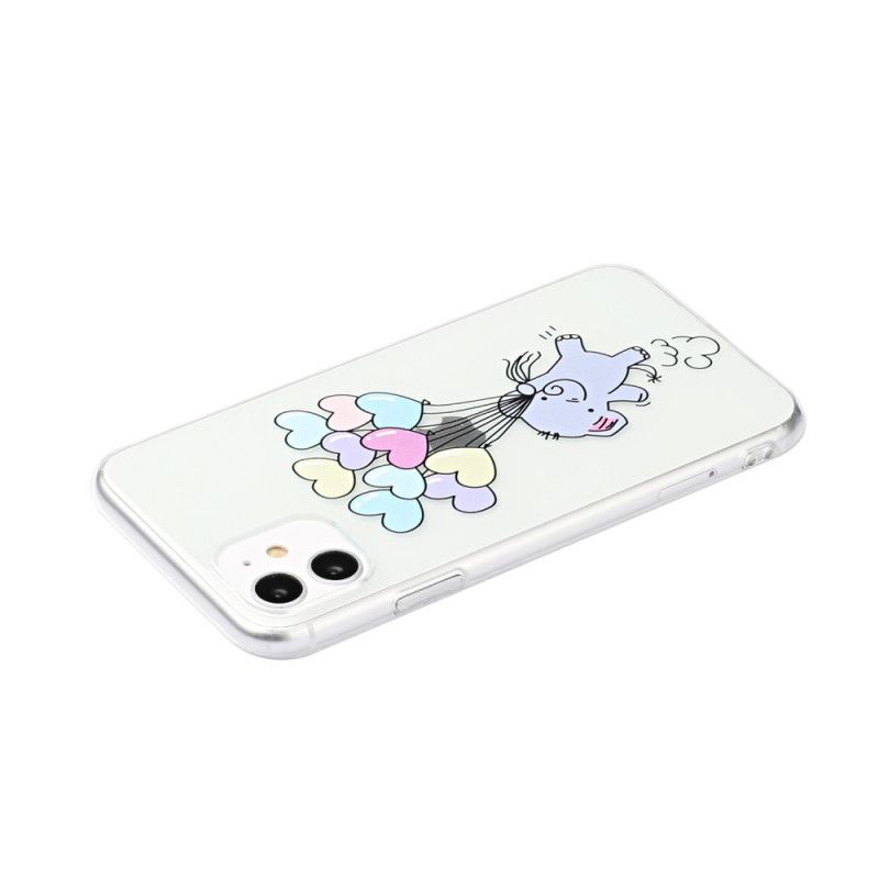 Coque iPhone 11 Éléphant Ballons