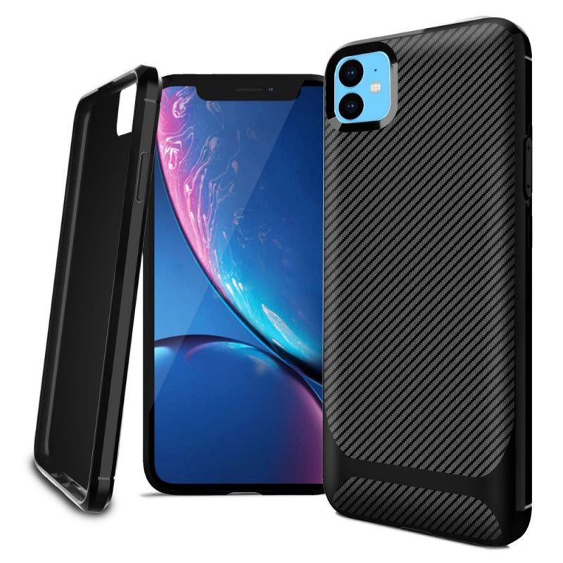 Coque iPhone 11 Fibre Carbone Flexible