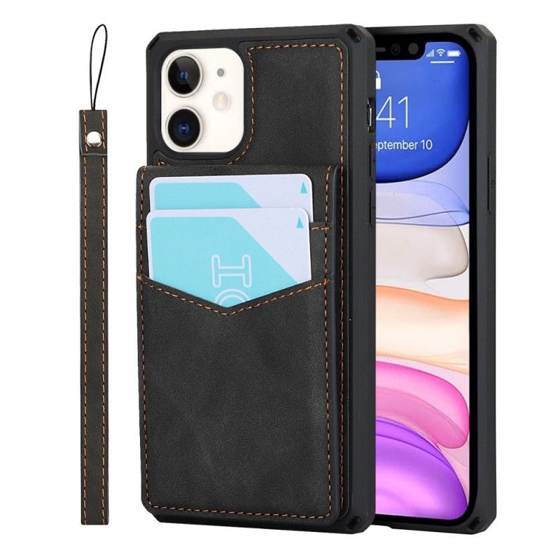 Coque iPhone 11 Porte-cartes Support Vertical Et Horizontal