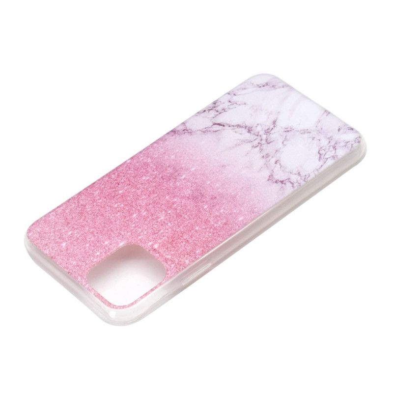 Coque iPhone 11 Pro Marbre Magenta