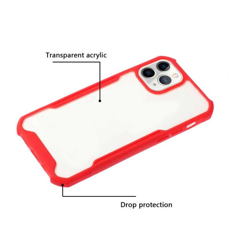 Coque iPhone 11 Pro Max Hybride Rebords Colorés