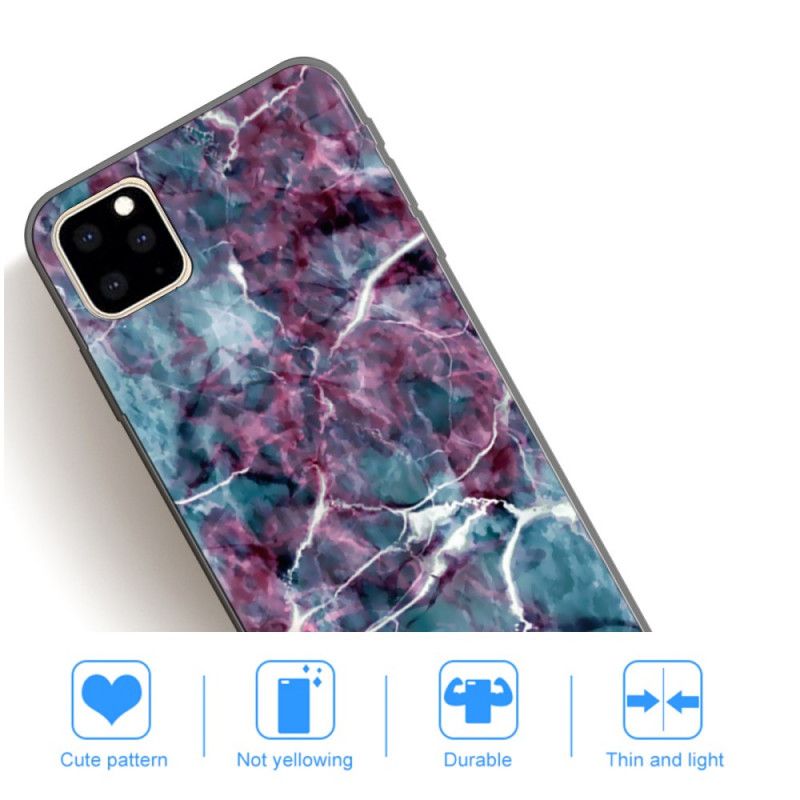 Coque iPhone 11 Pro Max Marbre Violet