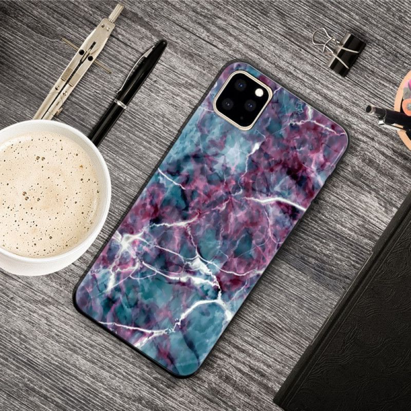 Coque iPhone 11 Pro Max Marbre Violet