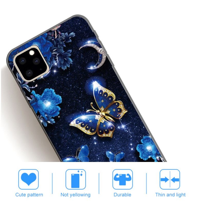 Coque iPhone 11 Pro Max Papillon La Nuit De Lune