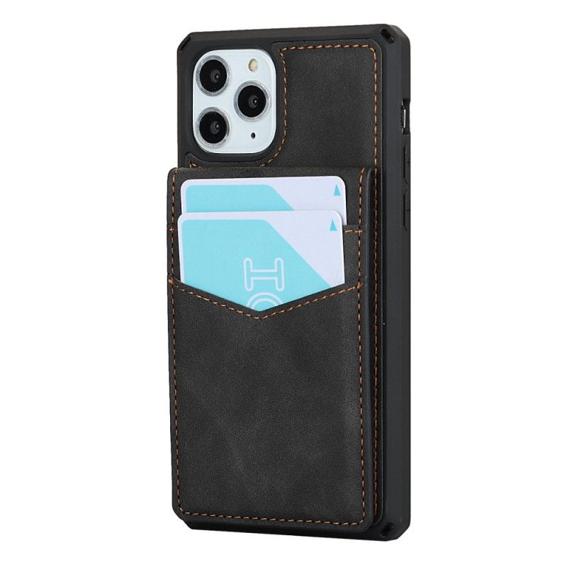 Coque iPhone 11 Pro Max Porte-cartes Support Vertical Et Horizontal