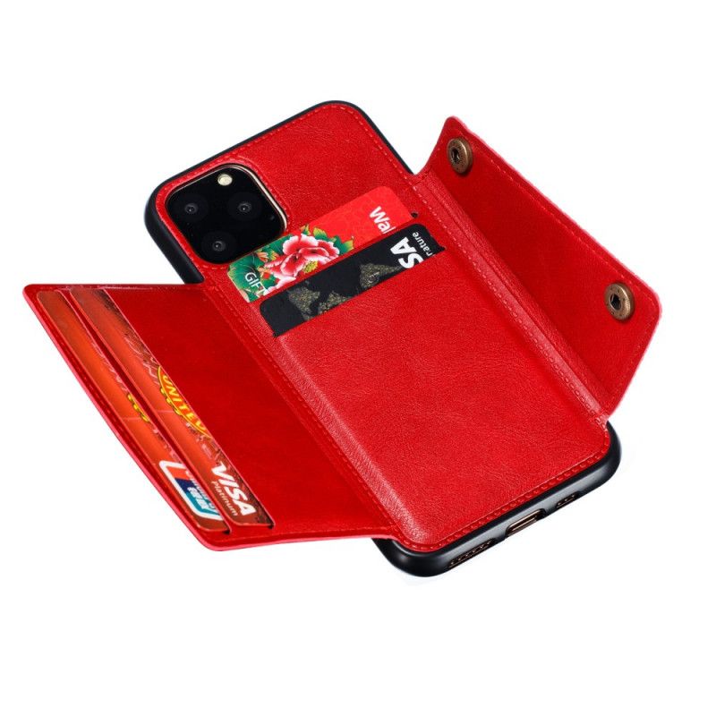 Coque iPhone 11 Pro Max Portefeuille À Snap