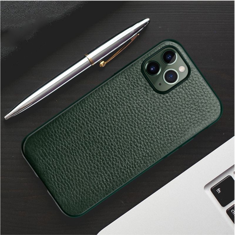 Coque iPhone 11 Pro Max Style Cuir Litchi Sulada