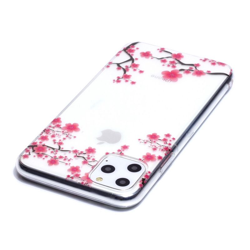 Coque iPhone 11 Pro Max Transparente Arbre Fleuri