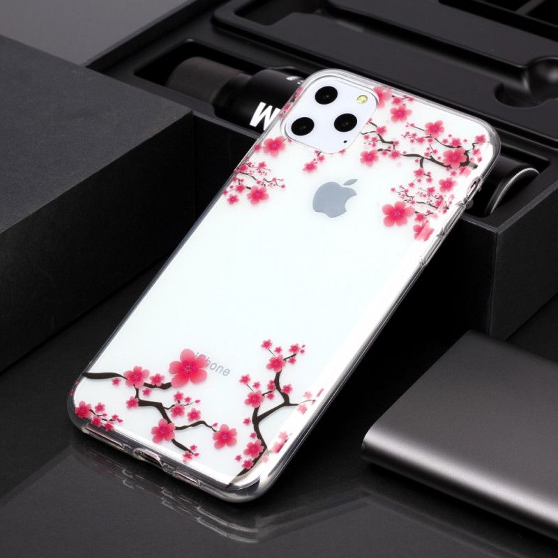 Coque iPhone 11 Pro Max Transparente Arbre Fleuri