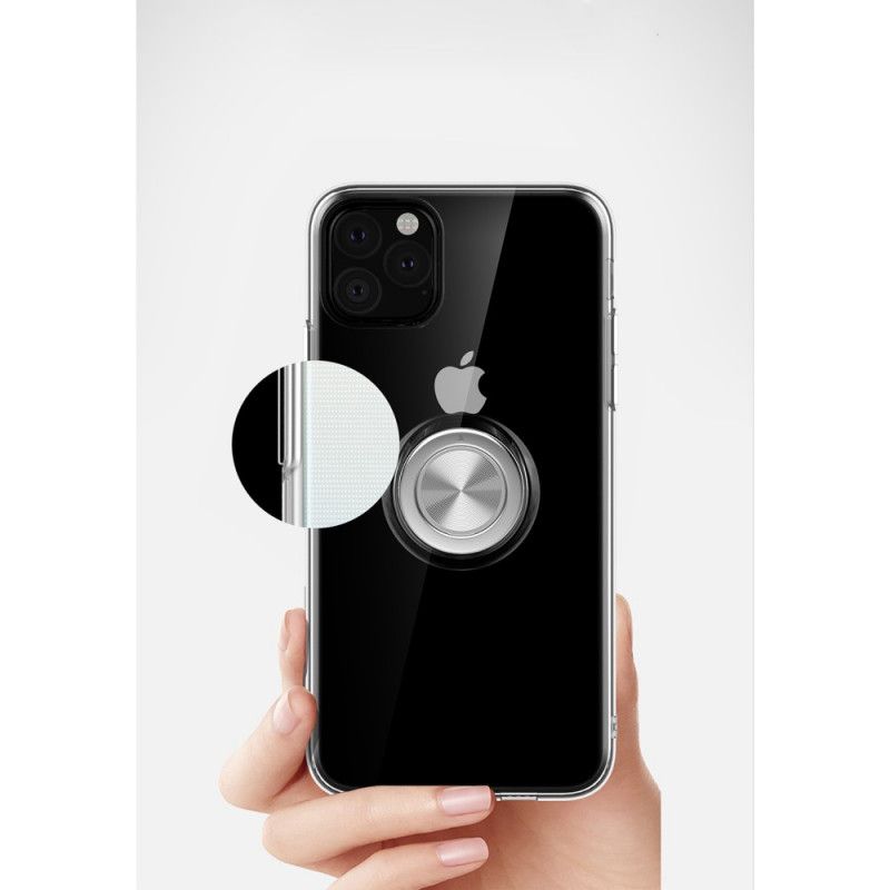 Coque iPhone 11 Pro Max Transparente Avec Anneau-support