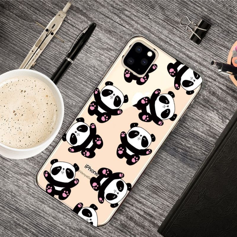 Coque iPhone 11 Pro Top Pandas Fun