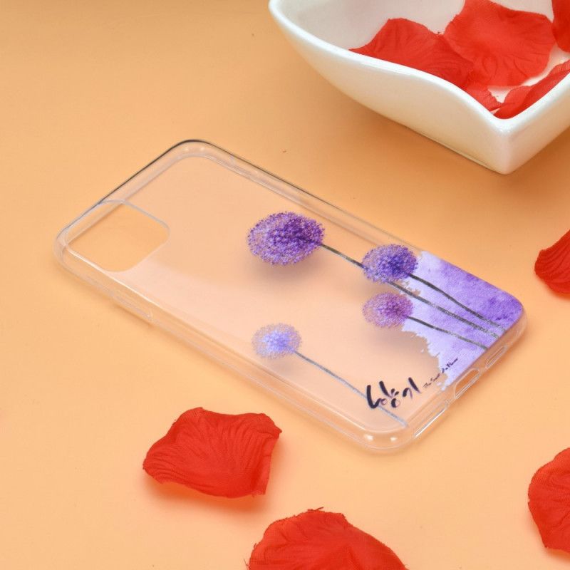 Coque iPhone 11 Pro Transparente Pissenlits Colorés