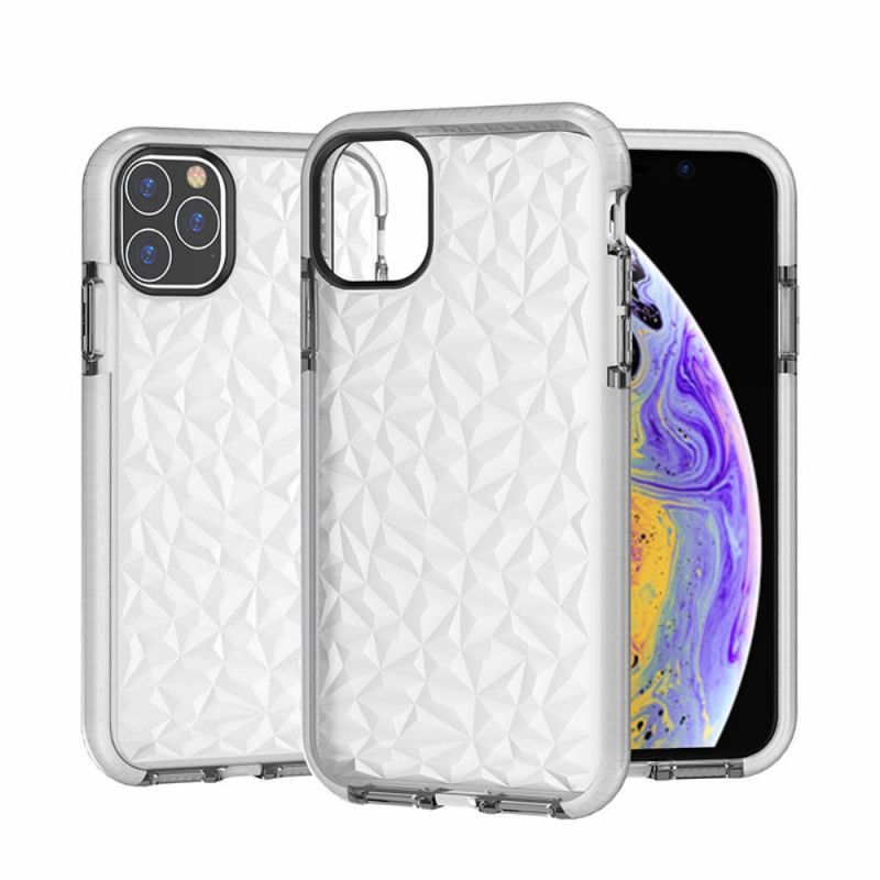 Coque iPhone 11 Pro Transparente Texture Diamant