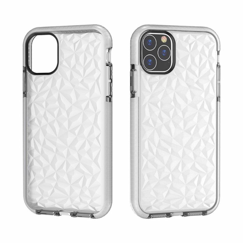 Coque iPhone 11 Pro Transparente Texture Diamant