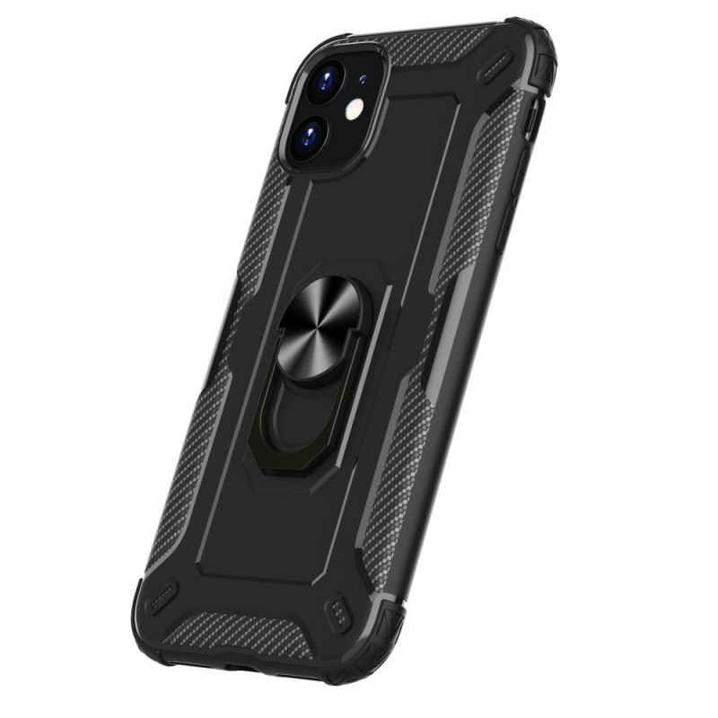 Coque iPhone 11 Silicone Anneau-support