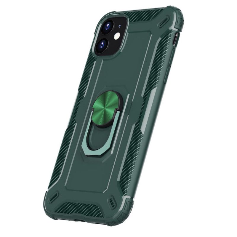 Coque iPhone 11 Silicone Anneau-support