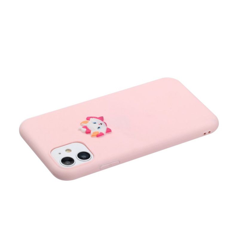 Coque iPhone 11 Silicone Logo Animal Fun