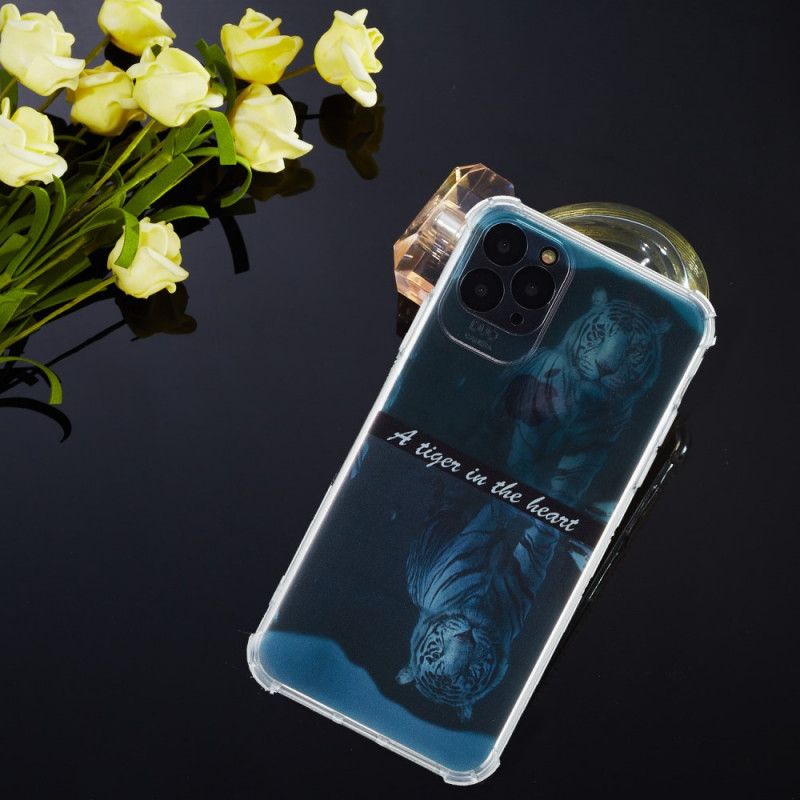 Coque iPhone 11 Silicone Tigre