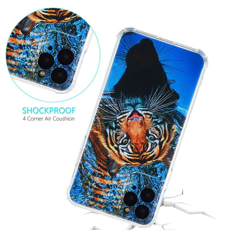 Coque iPhone 11 Silicone Tigre