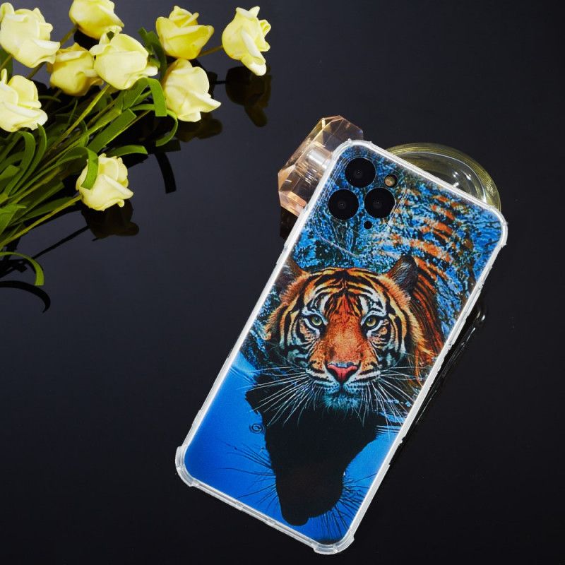 Coque iPhone 11 Silicone Tigre