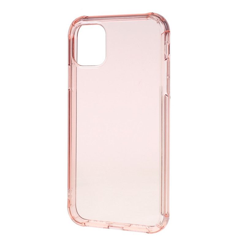 Coque iPhone 11 Transparente Colorée Coins Renforcés