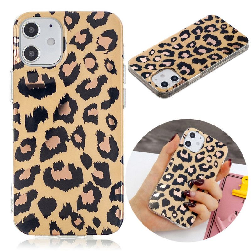 Coque iPhone 12 Mini Marbre Géométrie Colorée 2