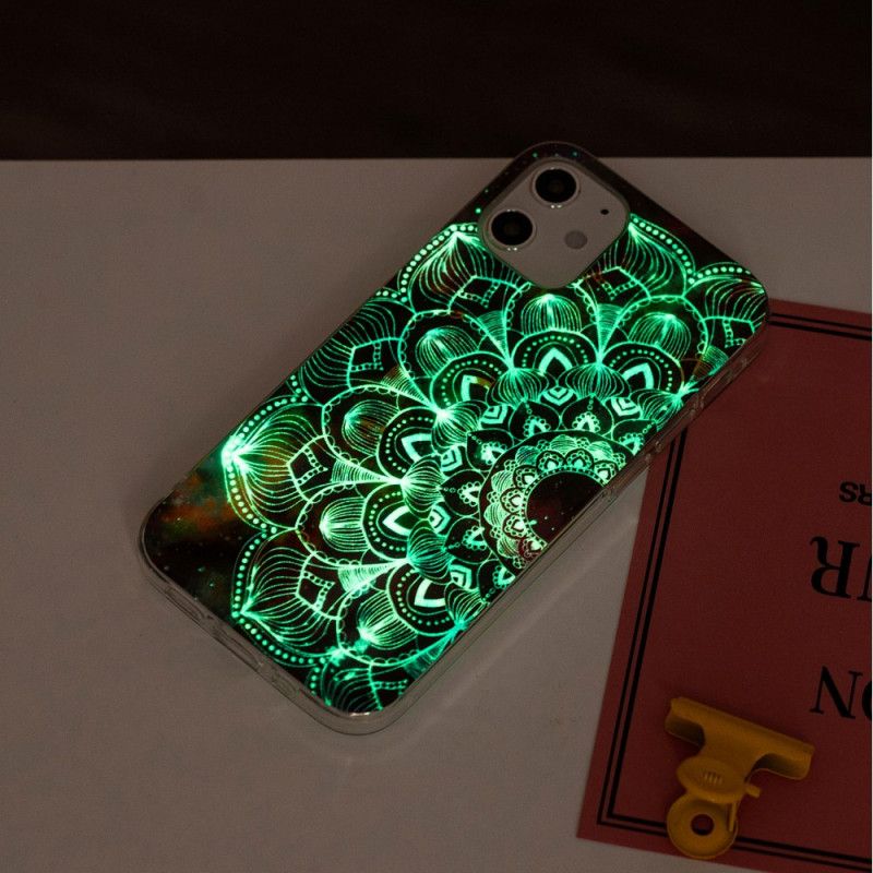 Coque iPhone 12 Mini Série Floralies Fluorescente